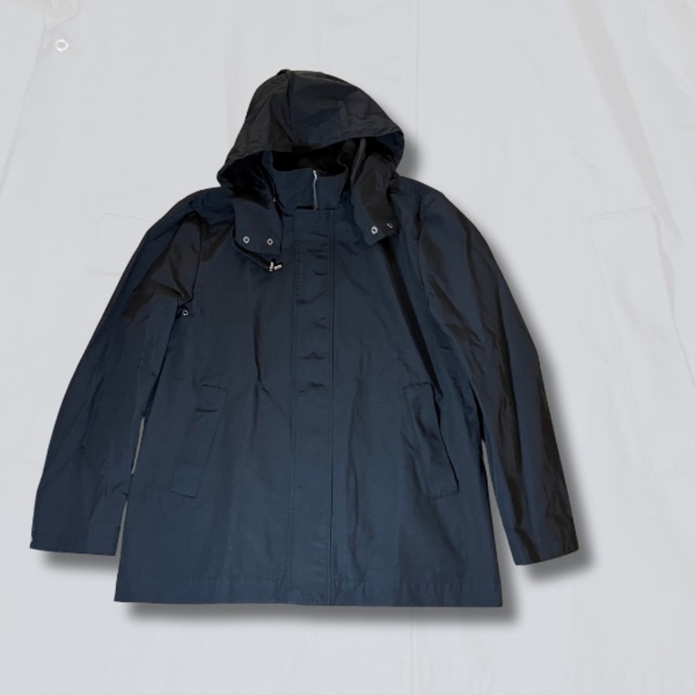 Ralph Lauren Black Hooded Raincoat